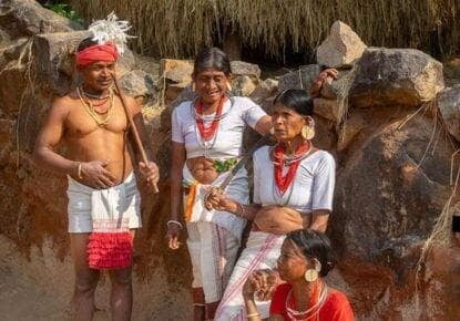Saura tribal village