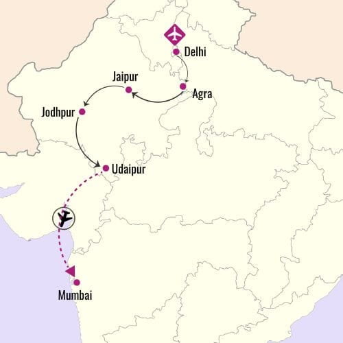 First Timers India Tour Itinerary