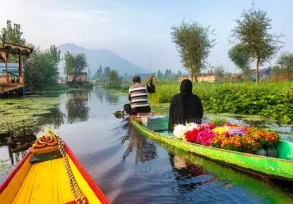 Boat ride in Dal Lake Srinagar