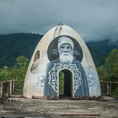 Rishikesh Beatles Ashram view